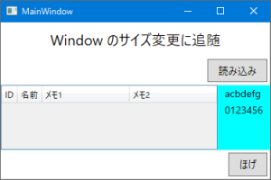 「切り替え機能なし・起動時」の画面例