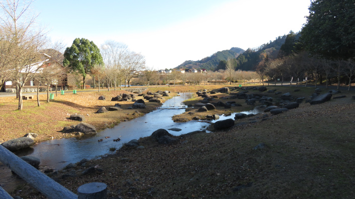 宮ケ瀬湖畔園地内の小川の写真(2)